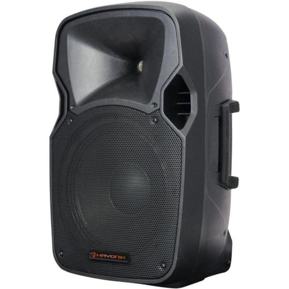 Caixa Acústica Hayonik Cpa 12400l Ativa 400w Bluetooth Preta