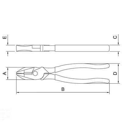 Alicate Universal 9" Tramontina Pro Tramontina