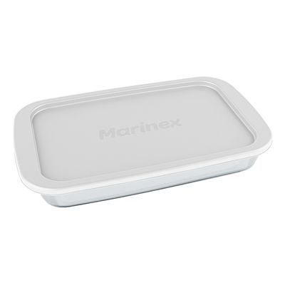 Assadeira com Tampa Retangular 1,6L Marinex Sortida