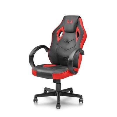 Cadeira Gamer Com Apoio De Braço Vermelho/preto Warrior