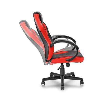 Cadeira Gamer Com Apoio De Braço Vermelho/preto Warrior