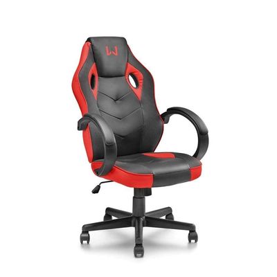 Cadeira Gamer Com Apoio De Braço Vermelho/preto Warrior