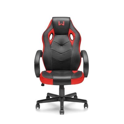 Cadeira Gamer Com Apoio De Braço Vermelho/preto Warrior