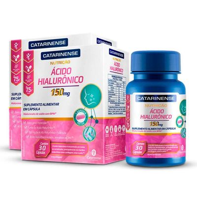 Kit 2 Ácido Hialurônico Catarinense 30cáps