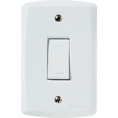 1 Interruptor Paralelo 10 A 250v Lux2 Branco