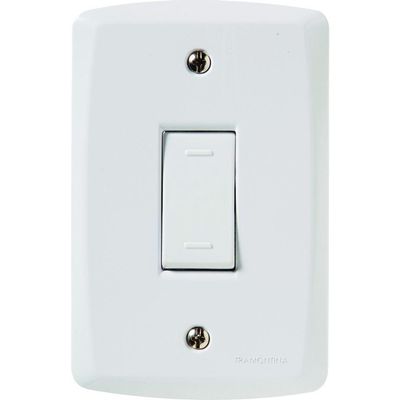 1 Interruptor Paralelo 10 A 250v Lux2 Branco