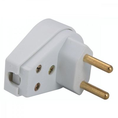 Plugue Angular 2p 250 V 20 A Tramontina Branco