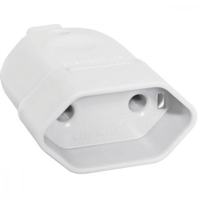Plugue Fêmea 2p 10 A 250 V Tramontina Branco