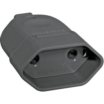 Plugue Fêmea 2p 10 A 250 V Tramontina Preto
