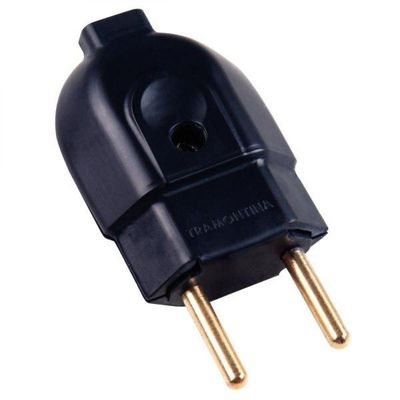 Plugue Macho 2p 250 V 20 A Tramontina Preto