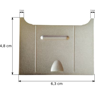 Chapa Corrediça 356715000 Para Máquina De Costura Singer