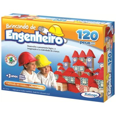 Brincando De Engenheiro 120 Peças