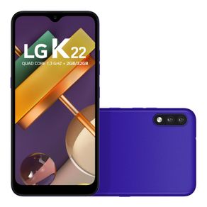 Smartphone LG K22 LMK200BMW 32GB Dual Chip Tela 6.2" 4G WiFi Câmera Dual 13MP+2MP Azul Menor preço em Smartphone LG K22 LMK200BMW 32GB Dual Chip Tela 6.2" 4G WiFi Câmera Dual 13MP+2MP Azul