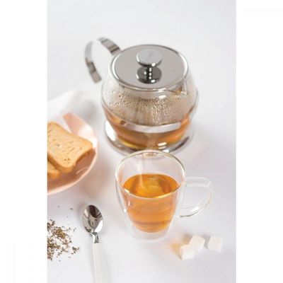 Conjunto de Xícaras para Café e Chá Vidro Duplo 2 Peças