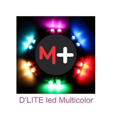 Mágica D´lite 1 Par D Light O Par Dedos Luminosos Laranja