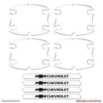 Jogo Adesivo Protetor Maçaneta Carro Chevrolet Resinado Transparente Transparente