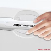 Jogo Adesivo Protetor Maçaneta Carro Chevrolet Resinado Transparente Transparente