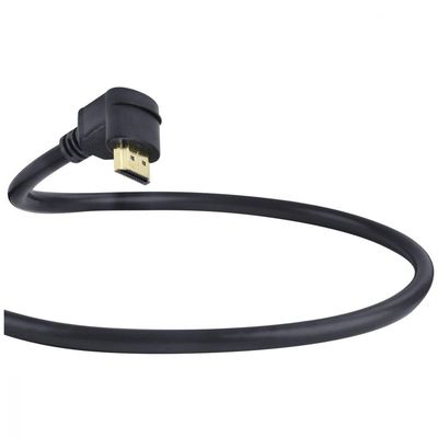 Cabo Hdmi 2.0 4k Ultra Hd 3d Conexão Ethernet Com 01 Conector 90º 2 Metros - H2090-2