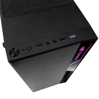 Gabinete Gamer C3TECH MID Tower C/ LED MT-G400BK S/ Fonte
