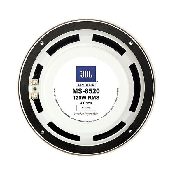 Alto Falante JBL MS-8520 Marine Duas Vias 8" 120W 4 OHMS