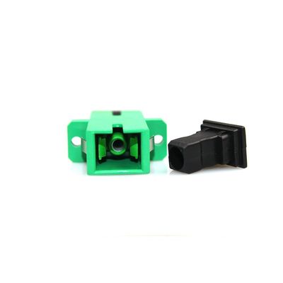 Adaptador Optico EVUS Monomodo Simplex SC/ APC SM Verde