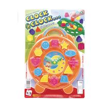 Blocos De Encaixe Relógio Clock Clock Cor Sortida - Pica Pau