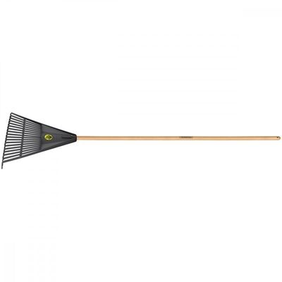 Vassoura com 18 Dentes em Polipropileno Preto 120 Cm