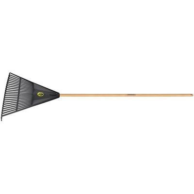 Vassoura com 22 Dentes em Polipropileno Preto 120 Cm
