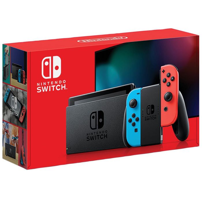 Nintendo Switch 本体 asばるす Console Nintendo Switch Vermelho e Azul | CASA & VIDEO