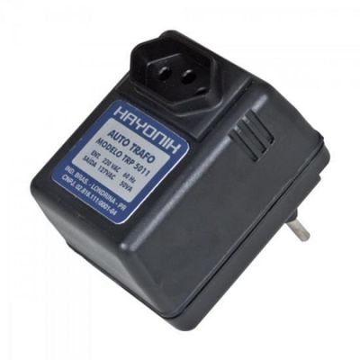 Auto Transformador Parede 220/127VAC 50VA TRP 5011 Preto Hayonik