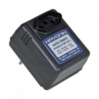 Auto Transformador Parede 220/127VAC 50VA TRP 5011 Preto Hayonik