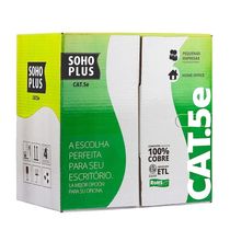 Cabo De Rede Cat5e Cmx Azul Cx 305m Sohoplus