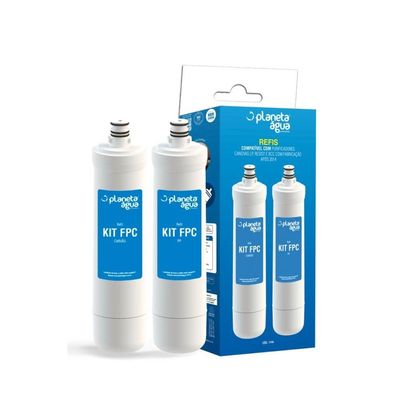 Kit 2 Refil Filtro Purificador Kit Fpc Conciliável com PPF5