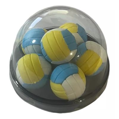 Kit 6 Borrachas Escolar Personalizadas de Bola de Volei Primax