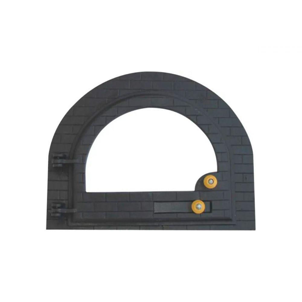 Porta Forno Ferro Fundido Igloo Vidro 42x53cm