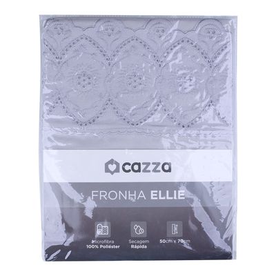 Fronha Microfibra Ellie Cazza Cinza