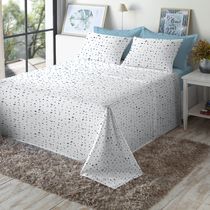 Jogo de Cama King Size 200 Fios Fiori - Heitor (7603)