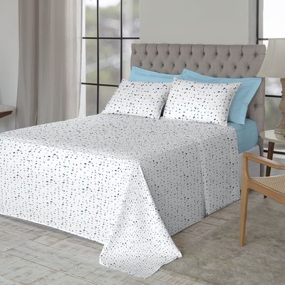 Jogo de Cama King Size 200 Fios Fiori - Heitor (7603)