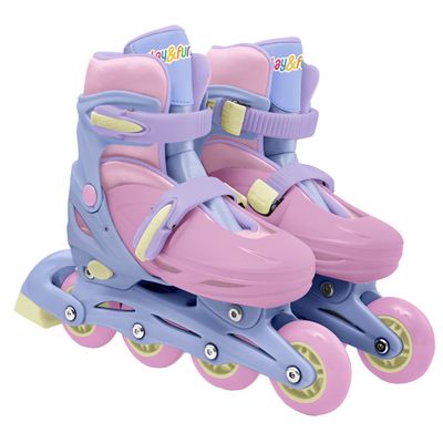 Kit Patins Roller Lilás 32-35 Play&Fun