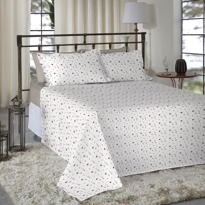 Jogo de Cama King Size 300 fios Nova América - Milena (7853)