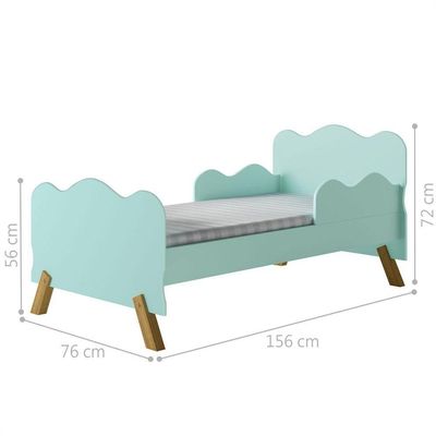 Mini Cama Angel Menta Com Colchão