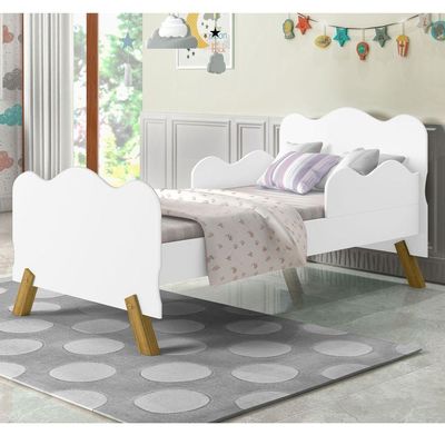 Mini Cama Angel Branca Com Colchão