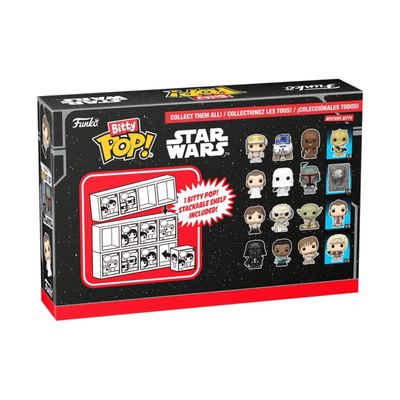 Bitty Pop Star Wars Episódio V Han Solo,Wampa e Dagobah Yoda