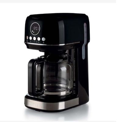 CAFETEIRA ARIETE MODERNA AMERICANA JARRA DE VIDRO 15 XICARAS PRETO 127V 00M13960CARBR