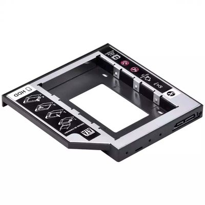 Adaptador Caddy para HD ou SSD gaveta DVD notebook SATA 12.7mm AC-127 VINIK