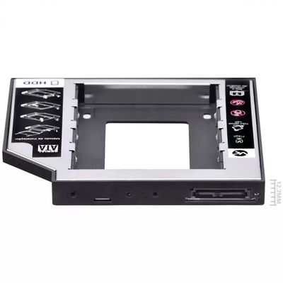 Adaptador Caddy para HD ou SSD gaveta DVD notebook SATA 12.7mm AC-127 VINIK