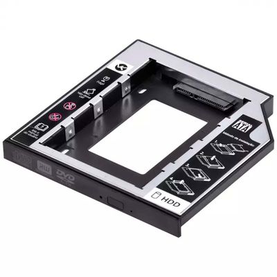 Adaptador Caddy para HD ou SSD gaveta DVD notebook SATA 12.7mm AC-127 VINIK