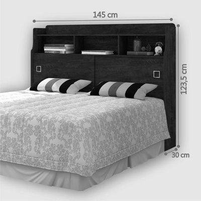 Cabeceira Jessie Box Casal Branco