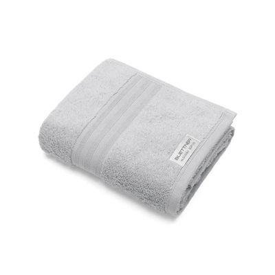 Toalha Rosto Platine Fio Egipcio 50cm x 80cm Prata Bouton
