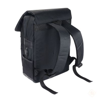 Mochila Para Notebook Até 15,6 Com Porta Usb Preta - Vinik